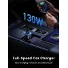 imageUGREEN 130W USB C Car Charger PD 100W PD 30W Type C Car Charger Adapter Compatible with iPhone 1717 Air17 Pro17 Pro Max1615141312 Series Galaxy S24 S23 Ultra iPad MacBook and More