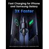 imageUGREEN 130W USB C Car Charger PD 100W PD 30W Type C Car Charger Adapter Compatible with iPhone 1717 Air17 Pro17 Pro Max1615141312 Series Galaxy S24 S23 Ultra iPad MacBook and More