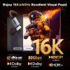 imageUGREEN 16K60Hz 80Gbps DisplayPort Cable 21 DP Cord 8K240Hz 4K480Hz Display Port Cable 66FT HDR HDCP23 DSC12a FreeSync GSync Alu Braid Compatible Monitor Graphics RTX 5090 4090 PC HDTV10FT