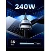 imageUGREEN 240W USB C to USB C Cable Fast Charging USB C Cable for iPhone 17 Pro Max16 Samsung Galaxy S25S24 MacBook ProAir iPad ProAirMini Dell XPS 66FT33FT