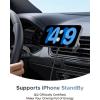 imageUGREEN 25W MagFlow Wireless Car Charger MagSafe Qi2 Certified Fast Charging Cradle Mount for iPhone 171615141312 Series Air Vent Clip Secure Holder with USBC Cable