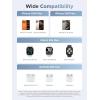 imageUGREEN 25W Qi2 Certified 3in1 Magflow Wireless Charging Stand Magsafe Fast Wireless Charger for iPhone 171615141312 AirPods and Apple Watch Desk Stand with Adjustable Angle
