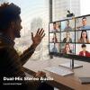 imageUGREEN 2K Webcam for PC Ultra HD 1080P Computer Webcam with Microphone PC Camera with Privacy Cover USB Web Camera for Streaming Conference Video Calling Zoom Skype Teams FaceTime GreySilver Grey