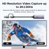 imageUGREEN 2K30Hz Video Capture Card 4K Input HDMI to USB 30 A and USB C Capture 1080P 60FPS with Low Latency Capture Card for Streaming Game Recording Compatible with Switch 2XboxPS4PS5PCCamera