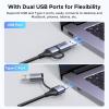 imageUGREEN 2K30Hz Video Capture Card 4K Input HDMI to USB 30 A and USB C Capture 1080P 60FPS with Low Latency Capture Card for Streaming Game Recording Compatible with Switch 2XboxPS4PS5PCCamera