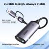 imageUGREEN 2K30Hz Video Capture Card 4K Input HDMI to USB 30 A and USB C Capture 1080P 60FPS with Low Latency Capture Card for Streaming Game Recording Compatible with Switch 2XboxPS4PS5PCCamera