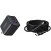 imageUGREEN 30W Charger for iPhone 17 Fast Charging 3 Port GaN Charger Block with 66ft USBC Cable for iPhone 17Air161514 Samsung Galaxy S25S24S23 Pixel 10987 iPad and More Matt Black1 Pack Matt Black