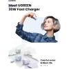 imageUGREEN 30W USB C Charger for iPhone 17 Nexode Foldable GaN PPS Compact Fast Wall Charger Block USBC Power Adapter for iPhone 17161514 Galaxy S25S24S23S22 BlackBlue