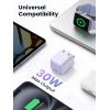 imageUGREEN 30W USB C Charger for iPhone 17 Nexode Foldable GaN PPS Compact Fast Wall Charger Block USBC Power Adapter for iPhone 17161514 Galaxy S25S24S23S22 BlackPurple
