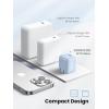 imageUGREEN 30W USB C Charger for iPhone 17 Nexode Foldable GaN PPS Compact Fast Wall Charger Block USBC Power Adapter for iPhone 17161514 Galaxy S25S24S23S22 BlackBlue