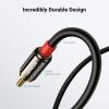 imageUGREEN 35mm to RCA Cable 66FT RCA Male to Aux Audio Adapter HiFi Sound Headphone Jack Adapter Metal Shell Y Splitter Auxiliary Cord 18 Connector for Phone Speaker MP3 Tablet HDTV10FT