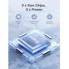imageUGREEN 3Port 30W USB C Charger GaN II Compact iPhone Charger Fast Charging Type C Power Adapter for iPhone 171615 Series Samsung Galaxy S252423 iPad Matt Black