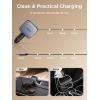 imageUGREEN 60W 2C1A Car Charger with Retractable Cable 3Port Fast Charger with 30W PD USBC USBA Cigarette Lighter Adapter for iPhone 171615 Galaxy S25S24 iPad GPS 12V Car Accessories