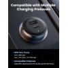 imageUGREEN 63W USB C Car Charger Adapter PPS 45W Super Fast Charging 20 Type C Car Charger Cargador para Carro Dual USB C for iPhone 171615141312 Galaxy S24S23S22Series iPad MacBook