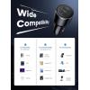 imageUGREEN 63W USB C Car Charger Adapter PPS 45W Super Fast Charging 20 Type C Car Charger Cargador para Carro Dual USB C for iPhone 171615141312 Galaxy S24S23S22Series iPad MacBook