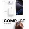 imageUGREEN 65W USB C Charger 3 Ports Compact Foldable Fast Wall Charger Block USB C Power Adapter for MacBook ProAir iPhone 161514 iPad Pro Dell XPS Steam Deck Galaxy S24 Pixel 87