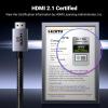 imageUGREEN 8K HDMI 21 Cable 48Gbps 66FT Certified Ultra High Speed HDMI Cord Aluminum 4K240Hz 120Hz 10K 8K60Hz HDCP 22ampamp23 eARC HDR 10 Dolby Compatible with PS5BlurayRoku TVSwitch 2Mac mini16FT