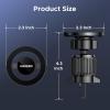 imageUGREEN Car Phone Mount for Magsafe Air Vent Car Mount Magnetic Phone Holder Compatible with iPhone 17 16 15 14 13 12 Pro Max Strongest Magnet BlackBlack