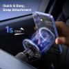 imageUGREEN Car Phone Mount for Magsafe Air Vent Car Mount Magnetic Phone Holder Compatible with iPhone 17 16 15 14 13 12 Pro Max Strongest Magnet BlackBlack