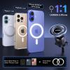imageUGREEN Car Phone Mount for Magsafe Air Vent Car Mount Magnetic Phone Holder Compatible with iPhone 17 16 15 14 13 12 Pro Max Strongest Magnet BlackGray