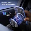 imageUGREEN Car Phone Mount for Magsafe Air Vent Car Mount Magnetic Phone Holder Compatible with iPhone 17 16 15 14 13 12 Pro Max Strongest Magnet BlackGray