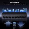 imageUGREEN Ethernet Switch 5 Port Gigabit Ethernet Splitter Plug ampamp Play Wall Mount ampamp Desktop Network Switch Hub Unmanaged Compact with LED Fanless Quiet for Internet Cable Laptop Router NAS35499US