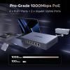 imageUGREEN Ethernet Switch 6 Port PoE Switch 4 PoE60W and 2 Gigabit Uplink Plug ampamp Play AutoVLANExtend Mode Sturdy Metal Desktop or Wall Mount Network Splitter Hub for Security Camera IP Phone