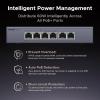 imageUGREEN Ethernet Switch 6 Port PoE Switch 4 PoE60W and 2 Gigabit Uplink Plug ampamp Play AutoVLANExtend Mode Sturdy Metal Desktop or Wall Mount Network Splitter Hub for Security Camera IP Phone