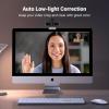 imageUGREEN Full HD 1080P Webcam with Microphone 2 NoiseCanceling Mics 85 Fov ampamp Fixed Focus Plug and Play Auto Light Correction Privacy Cover PC Camera for ZoomSkypeTeams Switch 2 Silver Gray