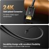 imageUGREEN HDMI Extension Cable 4K HDMI Extender 15FT Male to Female Adapter Cord Compatible with Roku TV Stick PS5 PS4 Xbox Laptop PC Nintendo Switch 2 Blu Ray Player Google Chromecast Wii U HDTV3FT