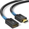 imageUGREEN HDMI Extension Cable 4K HDMI Extender 15FT Male to Female Adapter Cord Compatible with Roku TV Stick PS5 PS4 Xbox Laptop PC Nintendo Switch 2 Blu Ray Player Google Chromecast Wii U HDTV16FT