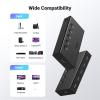 imageUGREEN HDMI Switch 5 in 1 Out 4K60Hz HDMI Splitter with Remote 5 Port Switcher Selector Box Support 3D CEC HDR HDCP22 Compatible with PS543 Xbox Nintendo Switch Roku TV Fire Stick BlackBlack