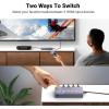 imageUGREEN HDMI Switch 5 in 1 Out 4K60Hz HDMI Splitter with Remote 5 Port Switcher Selector Box Support 3D CEC HDR HDCP22 Compatible with PS543 Xbox Nintendo Switch Roku TV Fire Stick BlackGrey