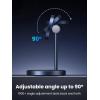 imageUGREEN MagFlow 2in1 Magnetic Wireless Charging Stand Fast Wireless Charger for iPhone 17 16 15 14 13 12 Series and AirPods MagSafe Compatible Qi Charging Stand with 3 FT USBC Cable No AC Adapter