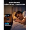 imageUGREEN MagFlow 2in1 Magnetic Wireless Charging Stand Fast Wireless Charger for iPhone 17 16 15 14 13 12 Series and AirPods MagSafe Compatible Qi Charging Stand with 3 FT USBC Cable No AC Adapter