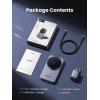 imageUGREEN MagFlow Qi2 3in1 Charger Station for iPhone 16 Foldable Wireless Charger Stand Compatible with iPhone 1615141312 Series AirPods 32Pro Smartwatch Included 30W Adapter
