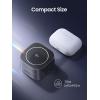imageUGREEN MagFlow Qi2 Magnetic Foldable Charging Station 2in1 Fast Wireless Charger Compatible with iPhone 1717 Air17 Pro17 Pro Max 16 15 14 13 12 Airpods3 2 Pro No AC Adapter Dark GreyDark Grey