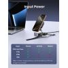 imageUGREEN MagFlow Qi2 Magnetic Foldable Charging Station 2in1 Fast Wireless Charger Compatible with iPhone 1717 Air17 Pro17 Pro Max 16 15 14 13 12 Airpods3 2 Pro No AC Adapter Dark GreyDark Grey