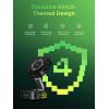 imageUGREEN MagFlow Qi2 Magnetic Foldable Charging Station 2in1 Fast Wireless Charger Compatible with iPhone 1717 Air17 Pro17 Pro Max 16 15 14 13 12 Airpods3 2 Pro No AC Adapter Dark GreyKinich