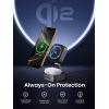 imageUGREEN MagFlow Qi2 Magnetic Foldable Charging Station 2in1 Fast Wireless Charger Compatible with iPhone 1717 Air17 Pro17 Pro Max 16 15 14 13 12 Airpods3 2 Pro No AC Adapter Dark GreyDark Grey