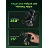 imageUGREEN MagFlow Qi2 Magnetic Foldable Charging Station 2in1 Fast Wireless Charger Compatible with iPhone 1717 Air17 Pro17 Pro Max 16 15 14 13 12 Airpods3 2 Pro No AC Adapter Dark GreyKinich