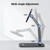 imageUGREEN Magnetic Phone Stand Compatible with MagSafe Holder for Desk Ergonomic Design Adjustable Aluminum Cell Phone Stand Compatible for iPhone 17 Air 16 15 14 13 12 Pro Max and MagSafe Case GreyBlack