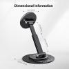 imageUGREEN Magnetic Phone Stand for MagSafe Height Adjustable iPhone Stand for Desk with 360 Rotation Compatible for iPhone 17 Air 16 Pro 15 Pro Max 14 Plus 13 12 and MagSafe Case BlackBlack