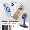 imageUGREEN Magnetic Phone Stand for MagSafe Height Adjustable iPhone Stand for Desk with 360 Rotation Compatible for iPhone 17 Air 16 Pro 15 Pro Max 14 Plus 13 12 and MagSafe Case BlackGrey