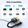 imageUGREEN Micro HDMI to HDMI Cable Adapter 4K 60Hz Ethernet Audio Return Channel Compatible with GoPro Hero 76 Raspberry Pi 5 Retroid Pocket 33 Yoga 3 B500 Camera Video Capture Card 3FT3FT