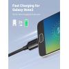 imageUGREEN Micro USB 30 Cable USB 30 Type A Male to Micro B Cord Compatible with Samsung Galaxy S5 Note 3 Camera Hard Drive and More 15ft3FT
