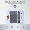 imageUGREEN NASync DH4300 Plus 4Bay Desktop NAS Support Capacity 120TB Diskless Remote Access AI Photo Album Beginner Friendly System 8GB LPDDR4X RAM 25GbE 4K HDMI Network Attached Storage