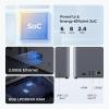 imageUGREEN NASync DH4300 Plus 4Bay Desktop NAS Support Capacity 120TB Diskless Remote Access AI Photo Album Beginner Friendly System 8GB LPDDR4X RAM 25GbE 4K HDMI Network Attached Storage