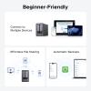 imageUGREEN NASync DXP2800 2Bay Desktop NAS Intel N100 Quadcore CPU 8GB DDR5 RAM 25GbE 2X M2 NVMe Slots 4K HDMI Network Attached Storage DisklessDXP2800 2Bay