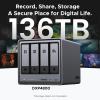 imageUGREEN NASync DXP2800 2Bay Desktop NAS Intel N100 Quadcore CPU 8GB DDR5 RAM 25GbE 2X M2 NVMe Slots 4K HDMI Network Attached Storage DisklessDXP4800 4Bay